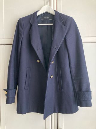Chaqueta azul marino Zara