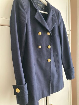 Chaqueta azul marino Zara