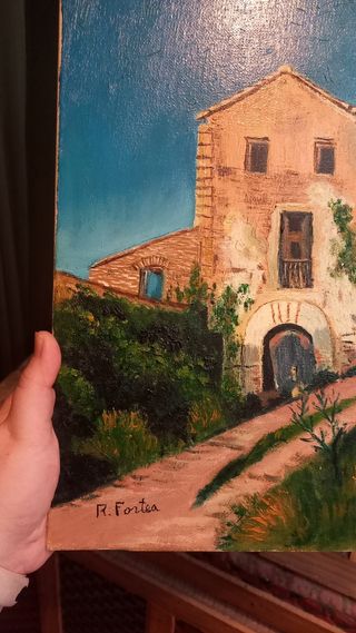 Cuadro paisaje ermita