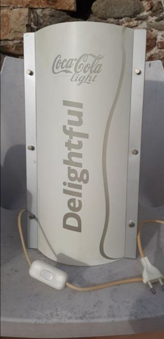 Lampada da tavolo coca cola