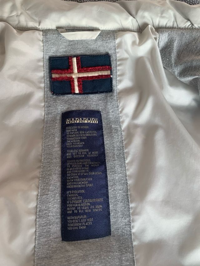 Piumino Napapjiri bianco tg 44/ EU 40