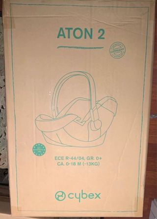 Silla coche Grupo 0 + Cybex aton2 con Isofix