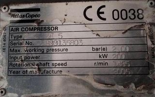 Compresor ATLAS COPCO ZE 5
