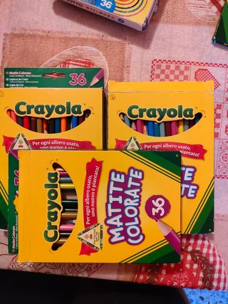 Matite colorate Giotto e Crayola
