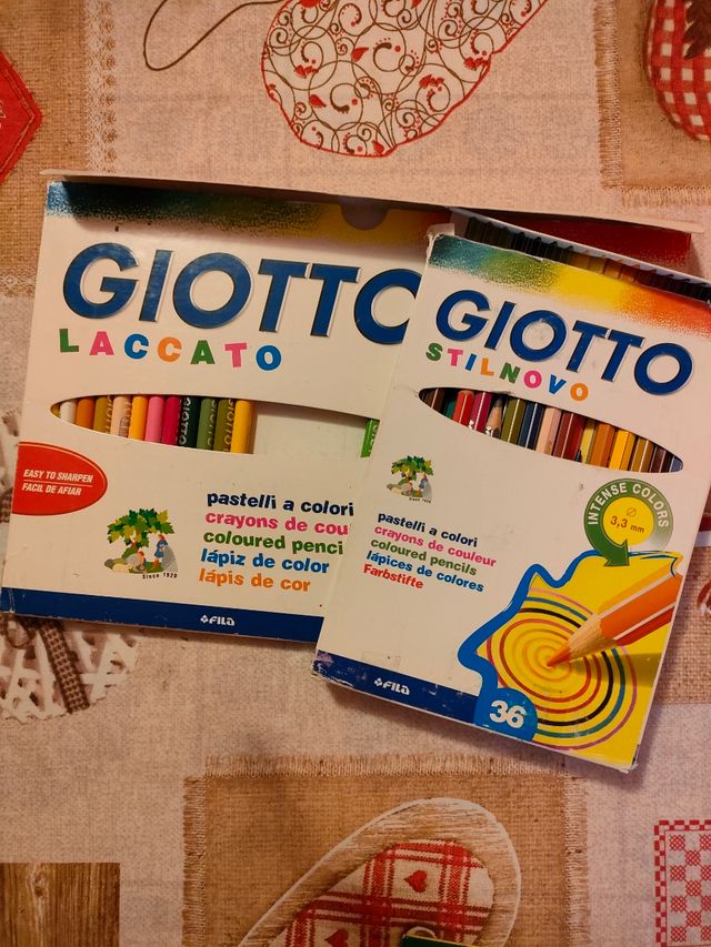 Matite colorate Giotto e Crayola