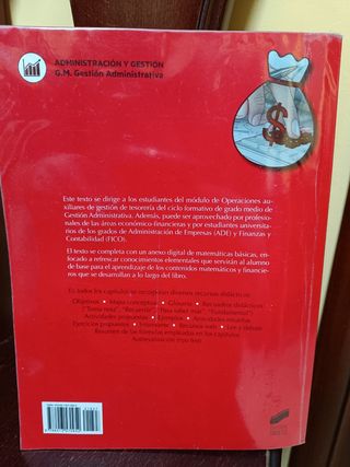 Operaciones Auxiliares Gestión Tesorería SÍNTESIS