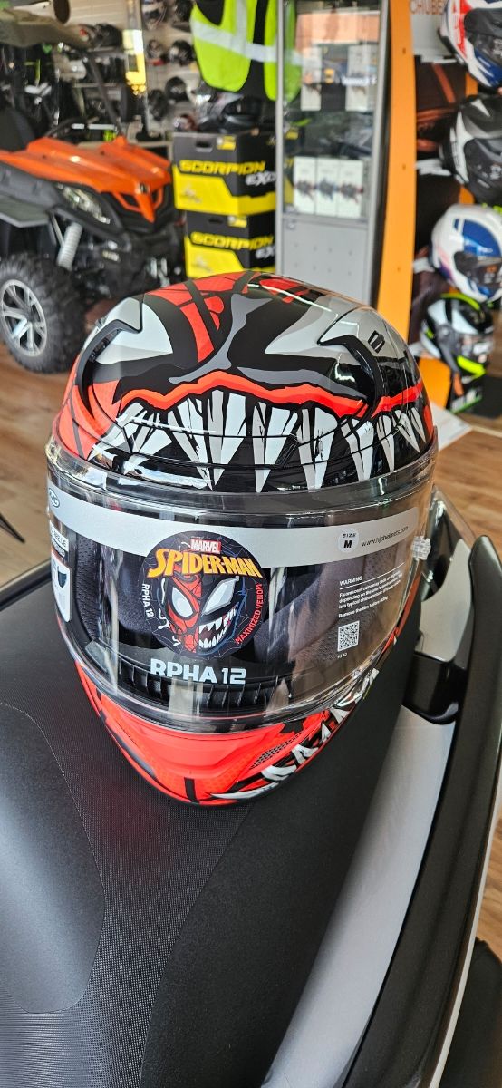 Hjc Rpha 12 MAXIMIZED VENOM MARVEL