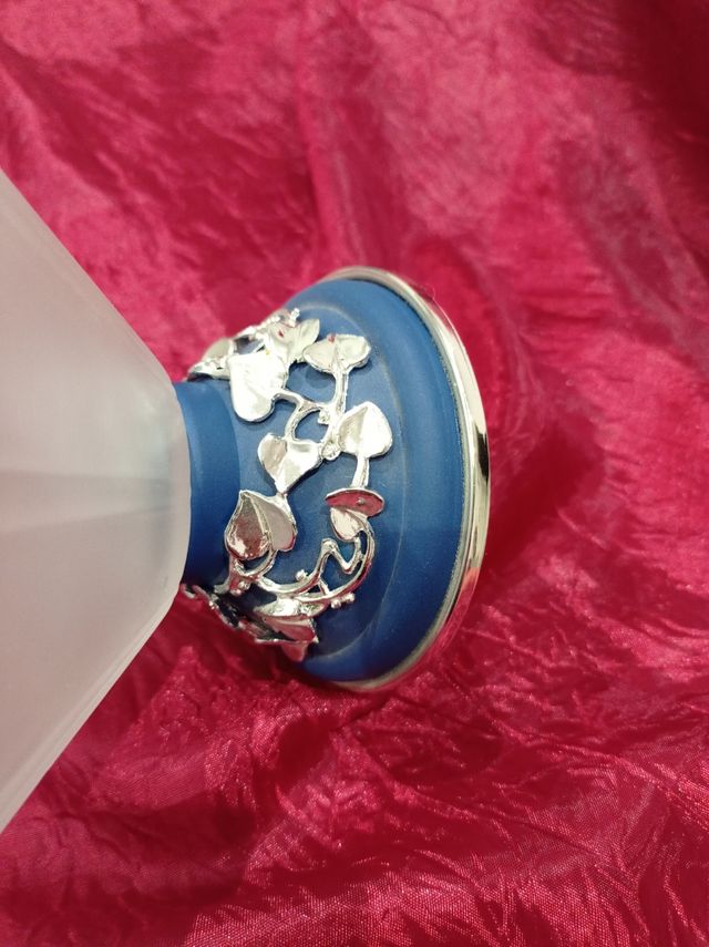 Porta cioccolatini vintage con riporti in argento