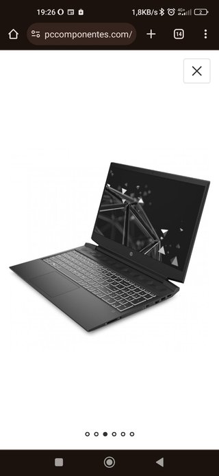 Portátil gamer HP Pavilion i7/RTX2060