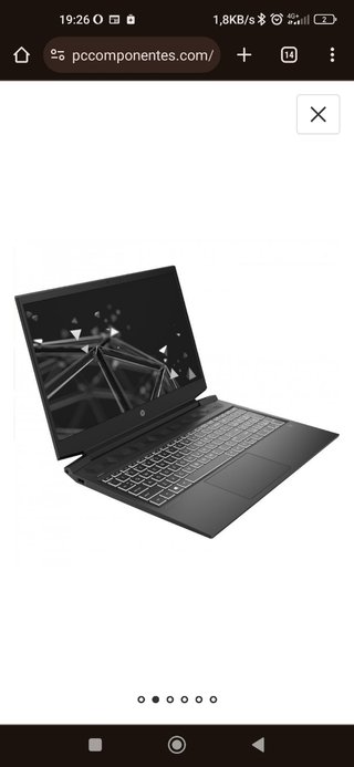 Portátil gamer HP Pavilion i7/RTX2060