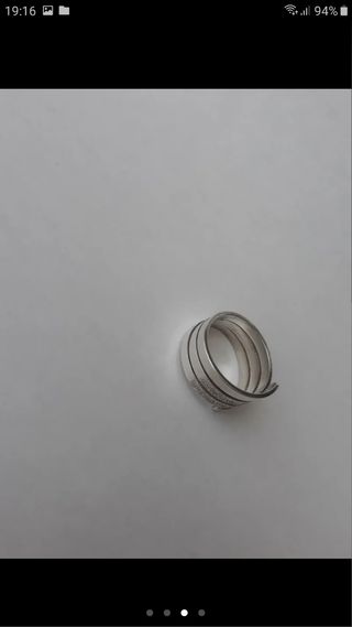 Anillo , plata de ley