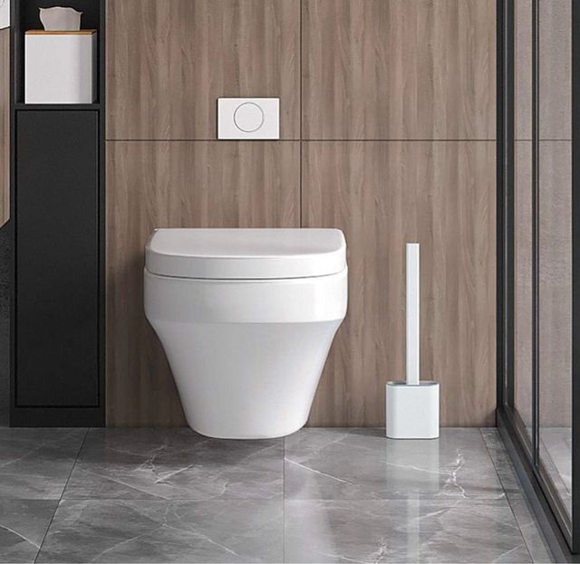 Ibergrif Escobilla y Portaescobillas de Inodoro