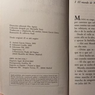 Libro juvenil "El rey jabalí"