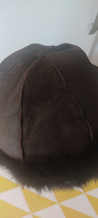 Gorro invierno piel