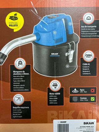 Aspiratore a pellet