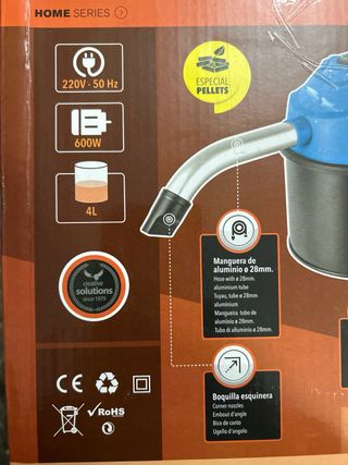 Aspiratore a pellet