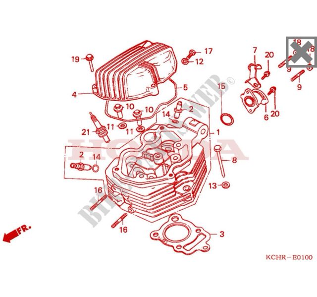 junta culata honda cg 125
