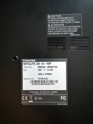 Portatil Toshiba Satellite