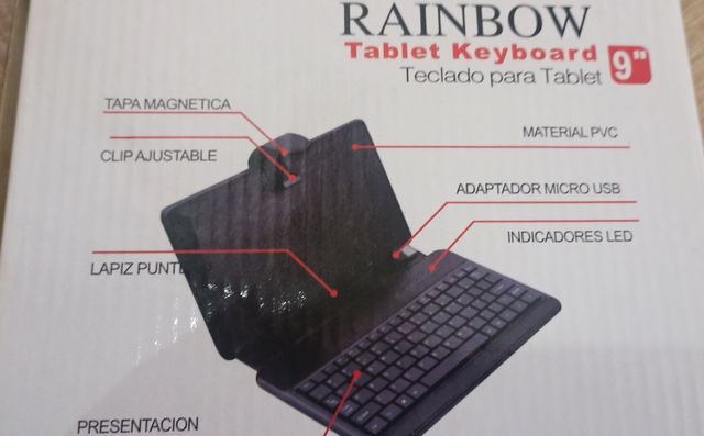 Funda y teclado tablet