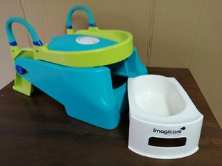 LOTE bañeras, orinal, mochila y cojín