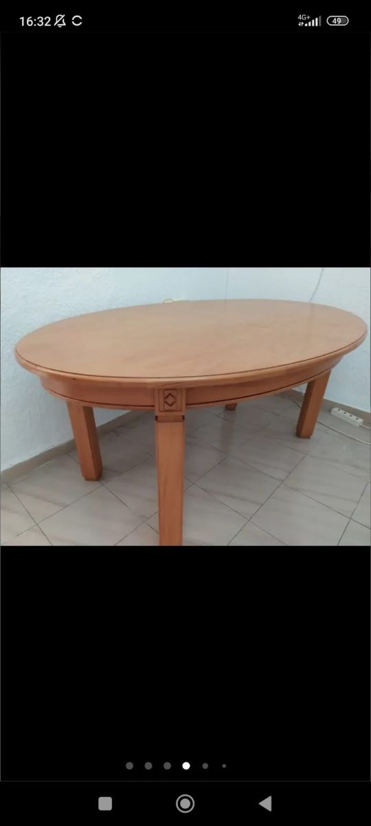 Vendo mesa de comedor extensible y 6 sillas