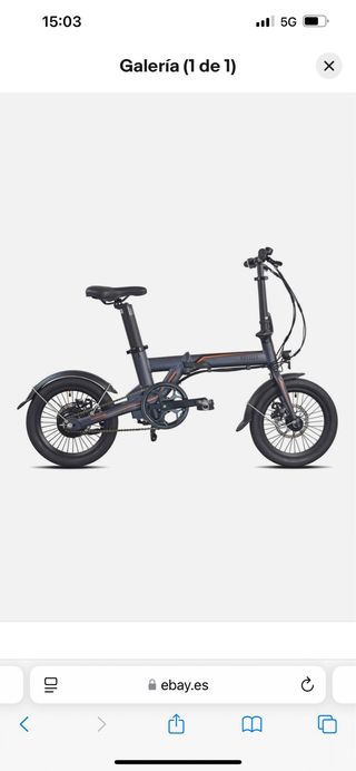 bicicleta electrica plegable