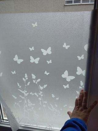 Lamina protección visual ventanas