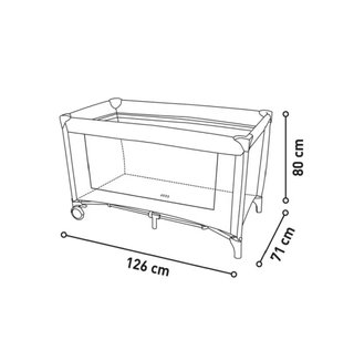 Cuna plegable