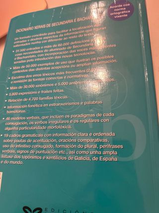Diccionario xerais de secundaria de bacharelato