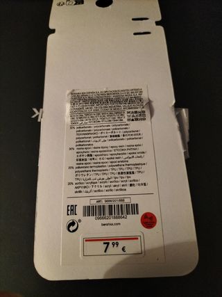 12 fundas plásticas 5, 7 de silicona diversos tlf.