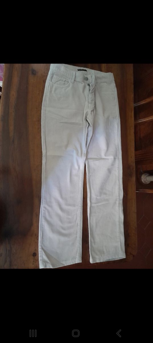 Pantaloni velluto a coste Sisley beige