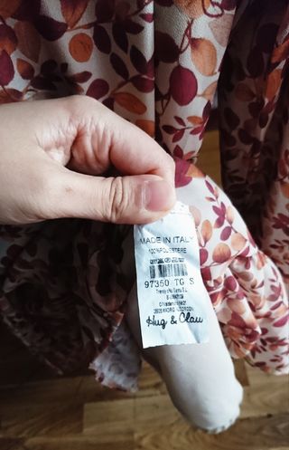 Vestido flores, Hug and Clau