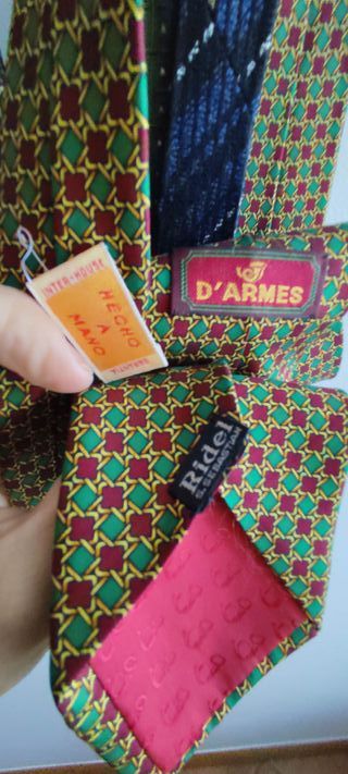 Conjunto 8 corbatas vintage