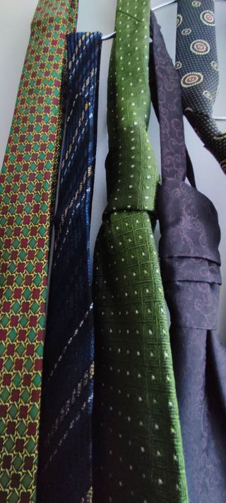 Conjunto 8 corbatas vintage