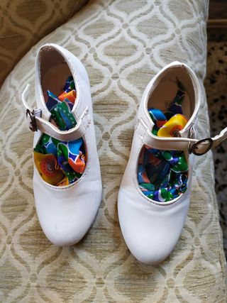 zapatos bailadora niña,piel