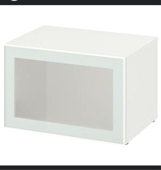 BESTÅ Estante con puerta de vidrio, blanco ikea