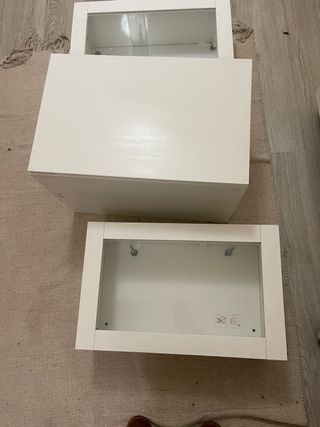 BESTÅ Estante con puerta de vidrio, blanco ikea