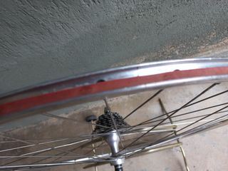 ruota posteriore completa 700 SUN M14A