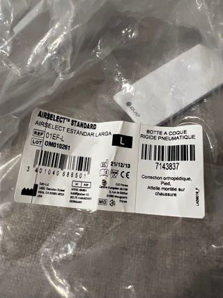 Bota ortopedica neumatica talla L 