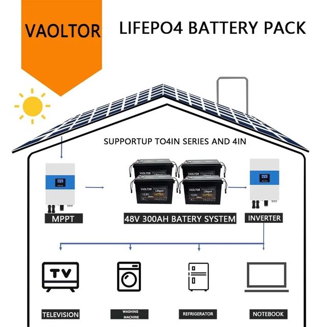 Bat 12v a 48v - 310ah y BMS
