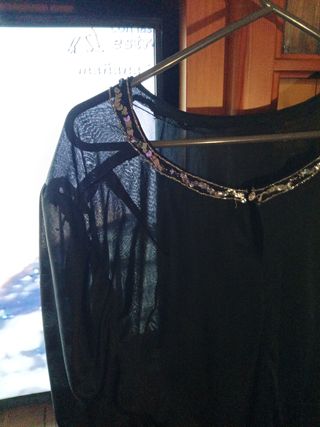 BLUSA SEMITRANSPARENTE XL/XXL