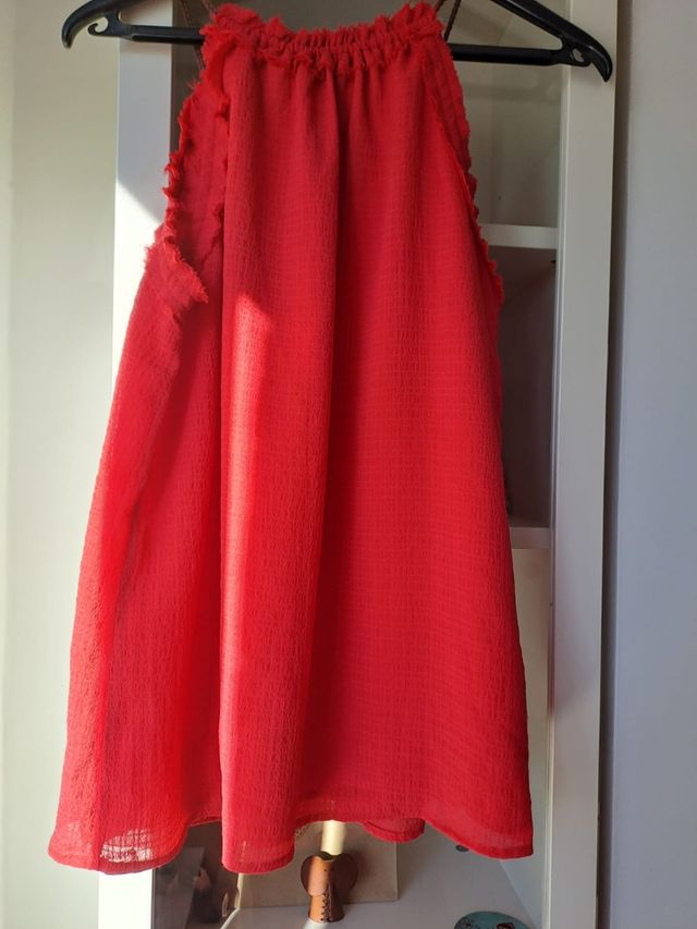 Camisa sin mangas de Mango