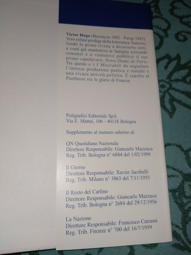 Libro Notre Dame de Paris