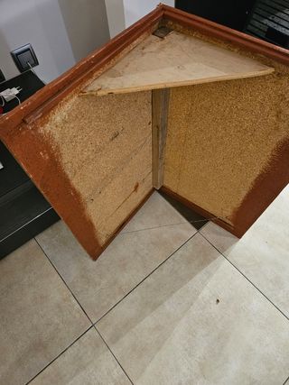 Casa perro pequeño hecha a mano madera