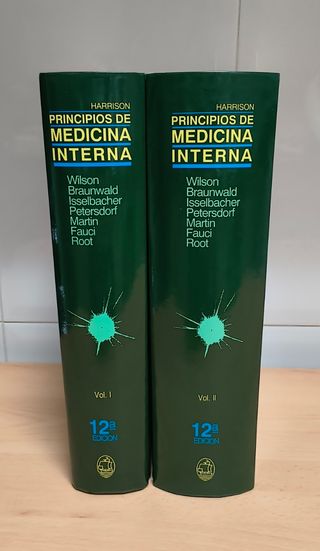 2 Libros Principios de Medicina Interna Vol I y II