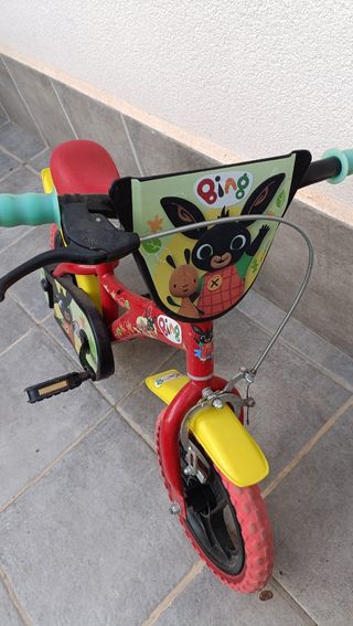 Bicicleta Bing 12" con ruedines