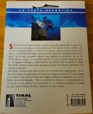 Apnea y pesca submarina