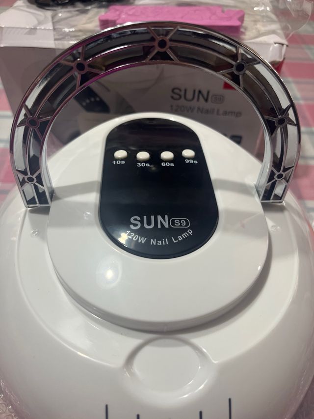 Lampara de uñas para secar. 1 uso
