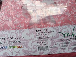 Lenzuola matrimoniali cotone