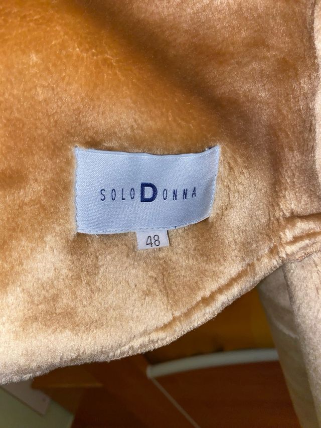 Cappotto donna scamosciato